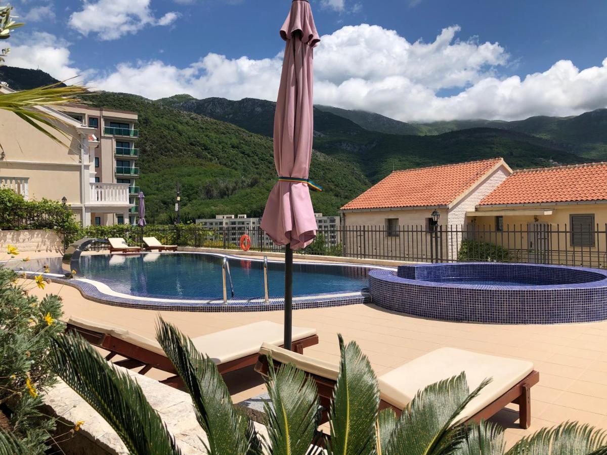 Sea View Two Bedroom Family Apartment With Pool - Sunset Ivanovici Bečići Buitenkant foto