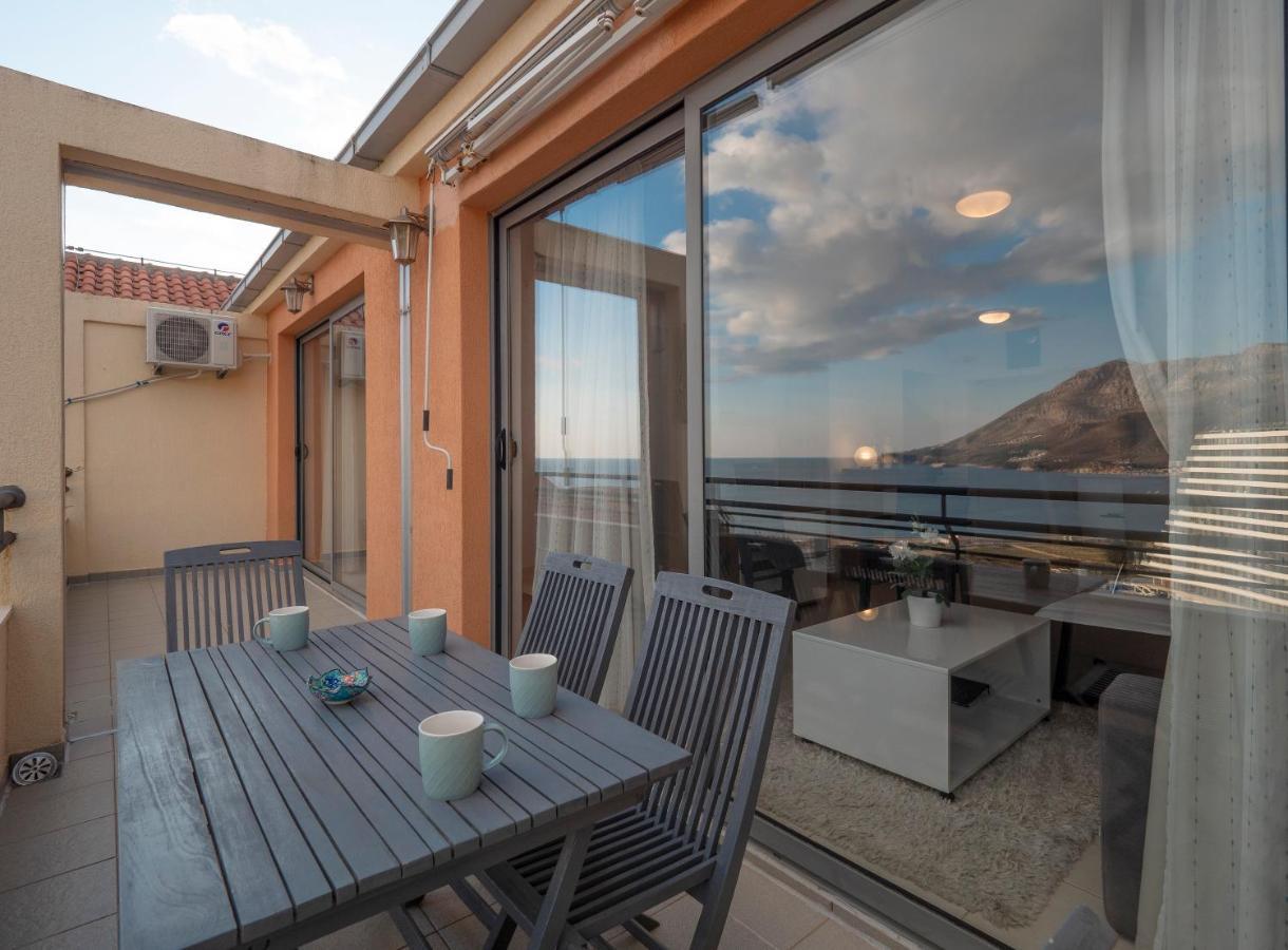 Sea View Two Bedroom Family Apartment With Pool - Sunset Ivanovici Bečići Buitenkant foto