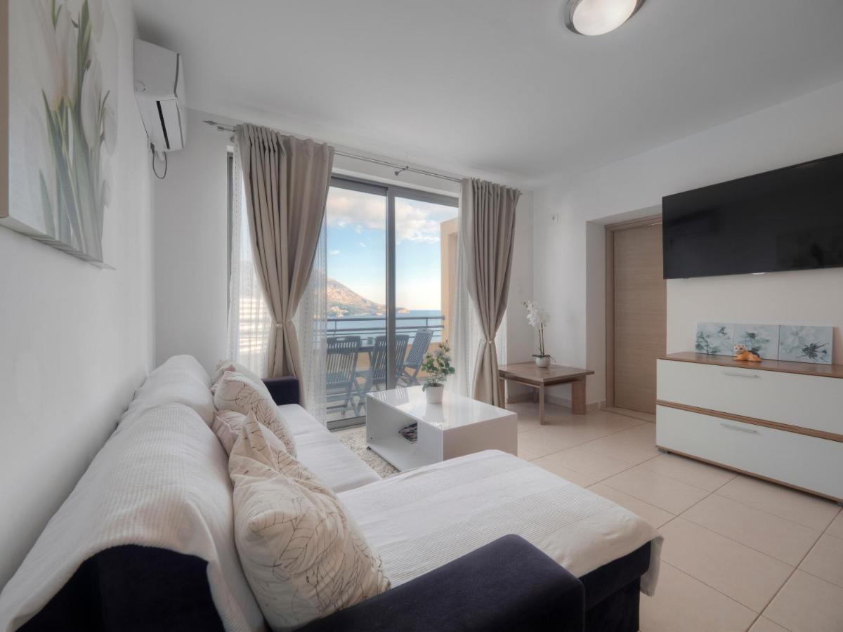 Sea View Two Bedroom Family Apartment With Pool - Sunset Ivanovici Bečići Buitenkant foto